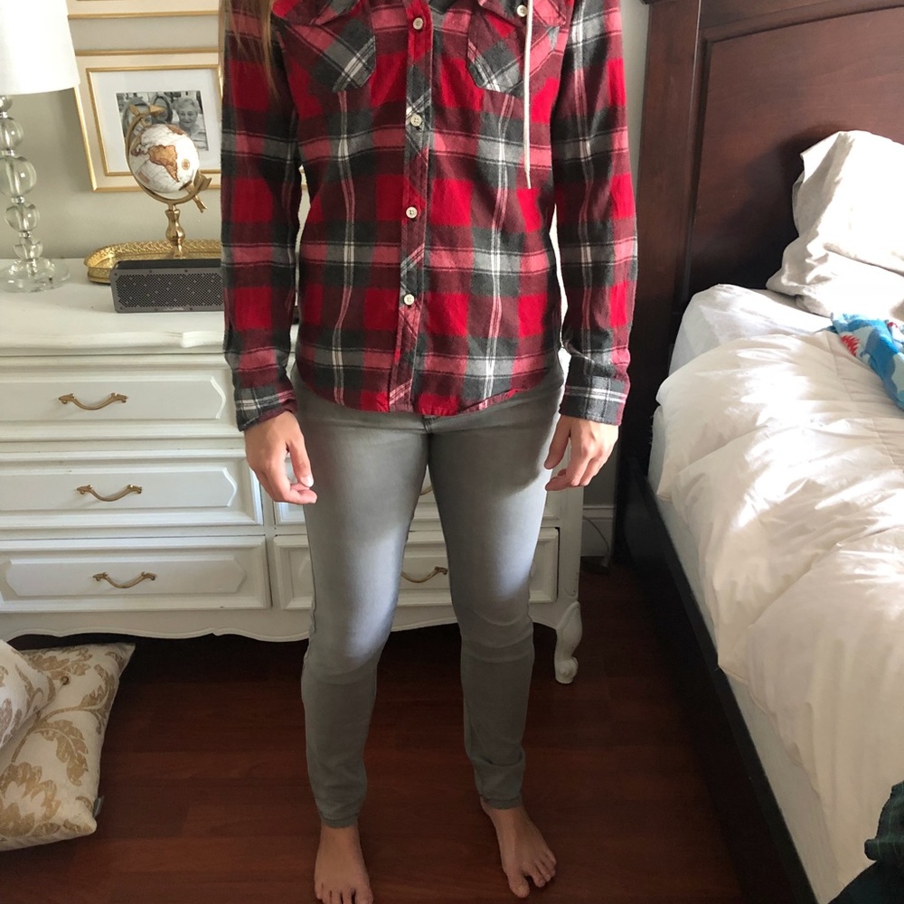 Lauren Conrad Grey denim jeans